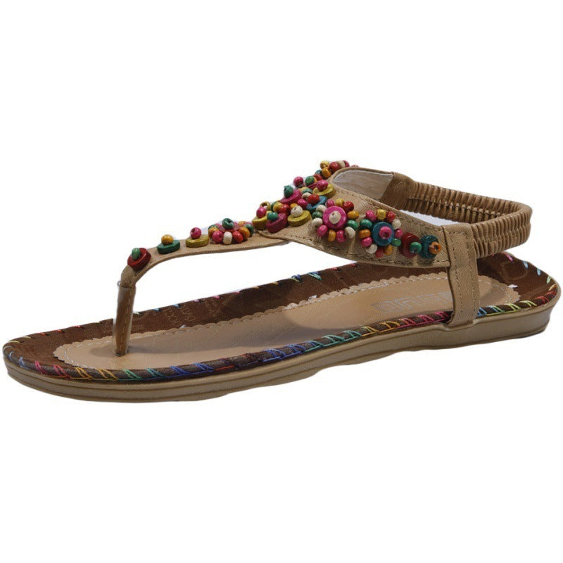 Sandals Women's Beaded Beach Shoes