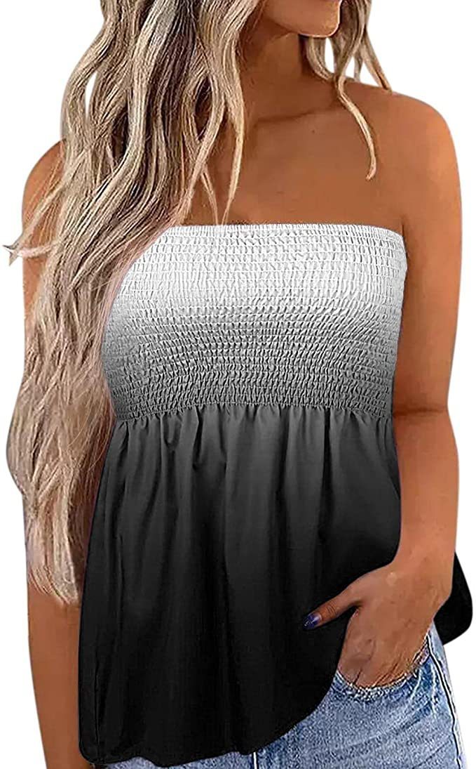 Sexy Fashion Off-the-shoulder Short Tube Top