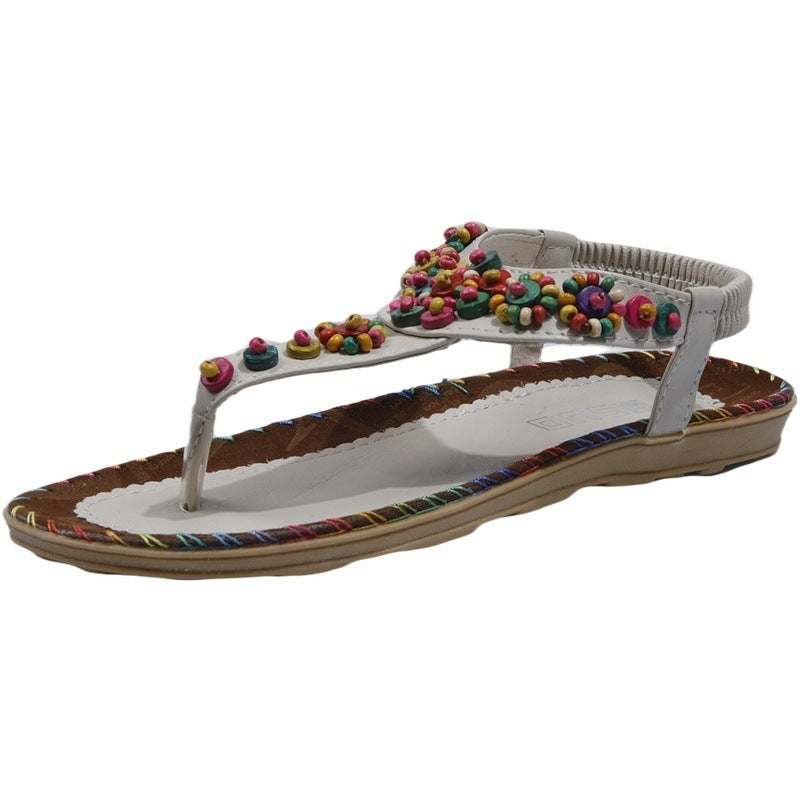 Sandals Women's Beaded Beach Shoes