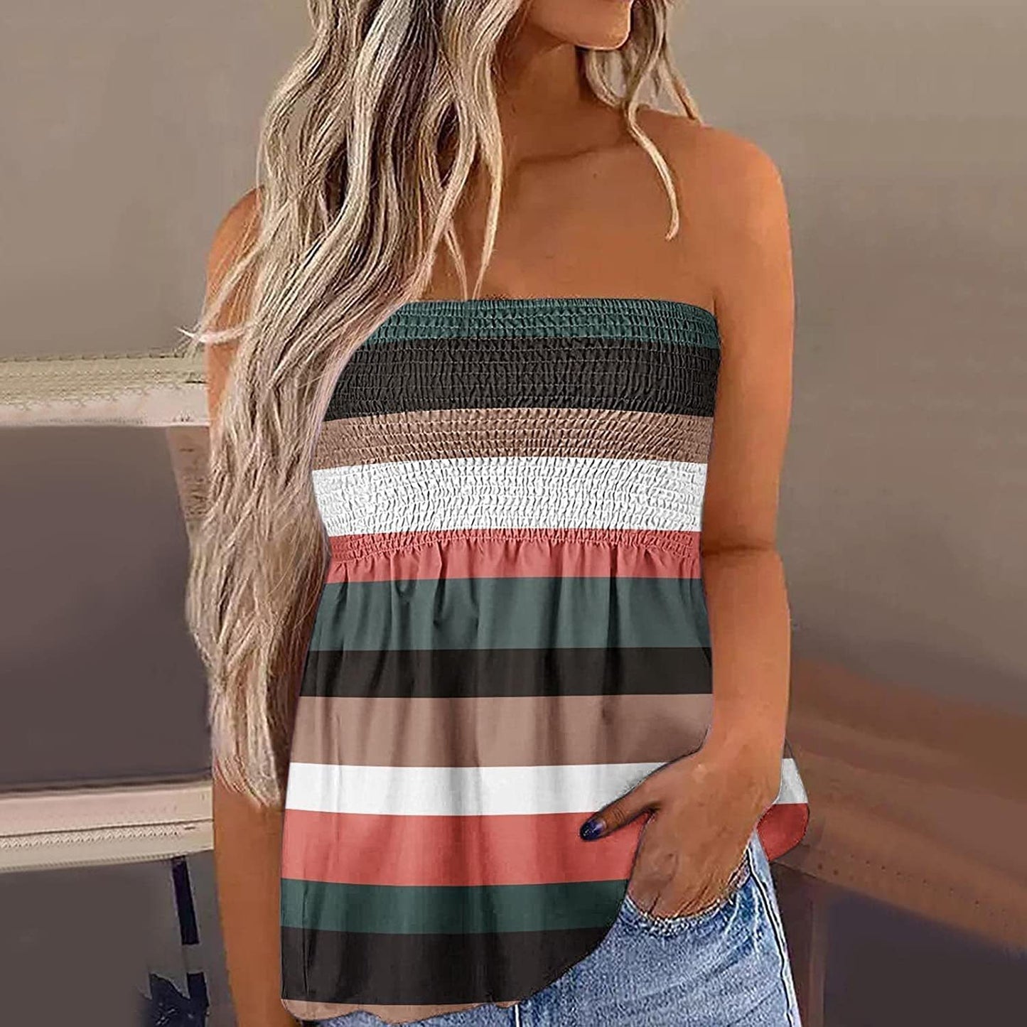 Sexy Fashion Off-the-shoulder Short Tube Top