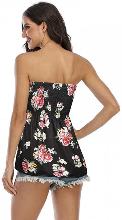 Sexy Fashion Off-the-shoulder Short Tube Top